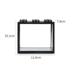 Acuario LED decorativo pequeño de la marca Happy Pets LS, con iluminación brillante y decoraciones acuáticas.