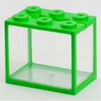 Acuario LED decorativo miniatura de Happy Pets LS con iluminación brillante y diseño compacto para ambientes acuáticos.